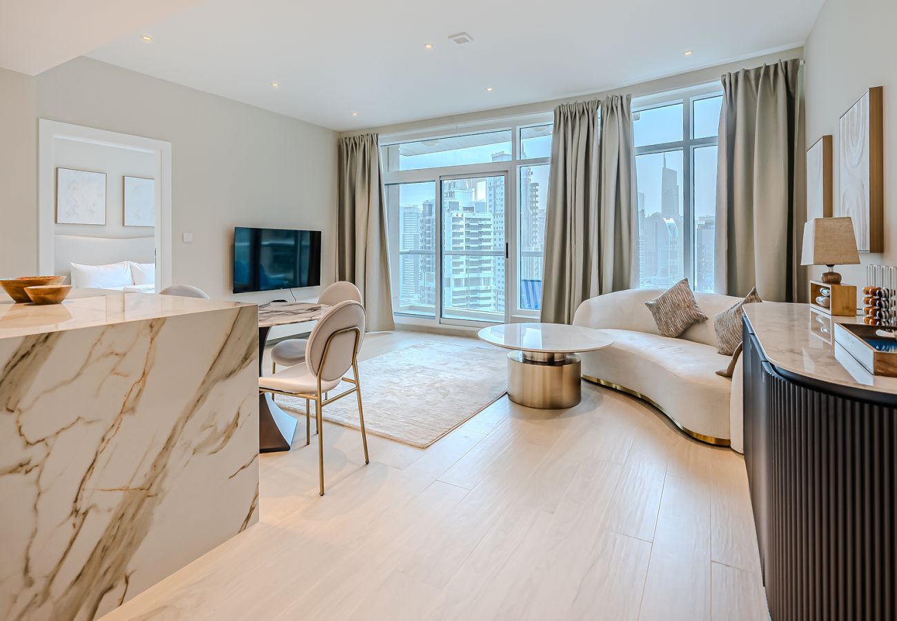 公寓 在 Dubai - Breathtaking 1 BDR apartment in Dubai Marina