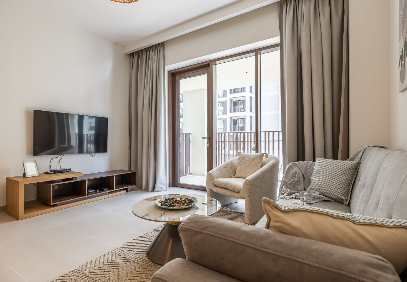 公寓 在 Dubai - Chic 1-Bedroom Apartment | Surf, Creek Beach – Dubai Creek Harbour