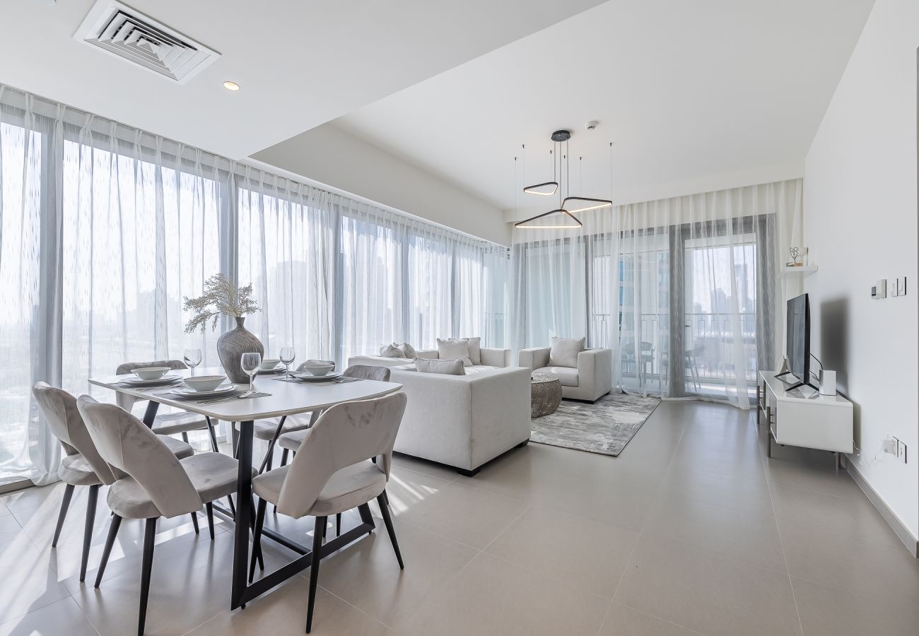 公寓 在 Dubai - 3BDR Apartment +  maid room I Burj Khalifa view I Downtown