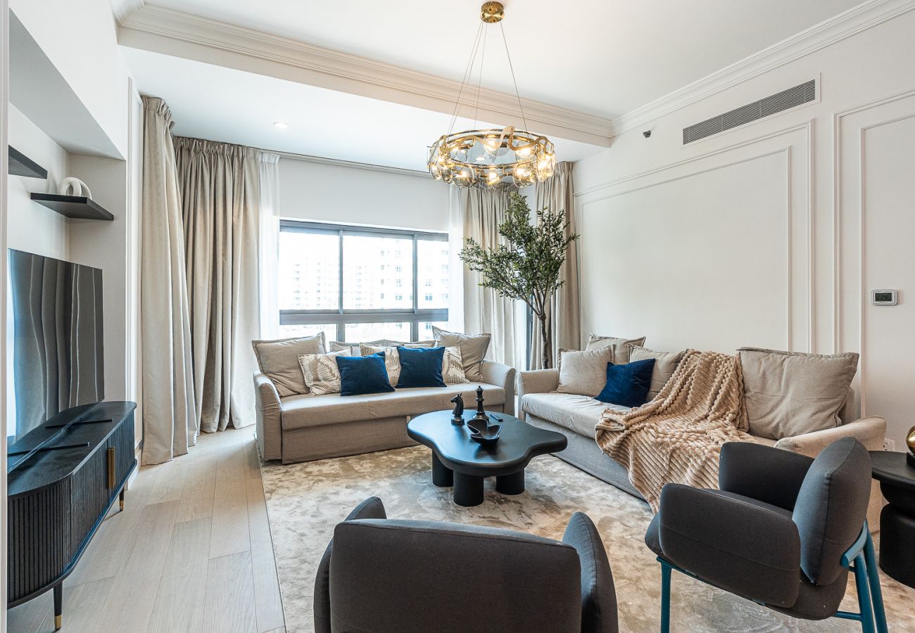 公寓 在 Dubai - 2BDR apartment with the balcony & city view 