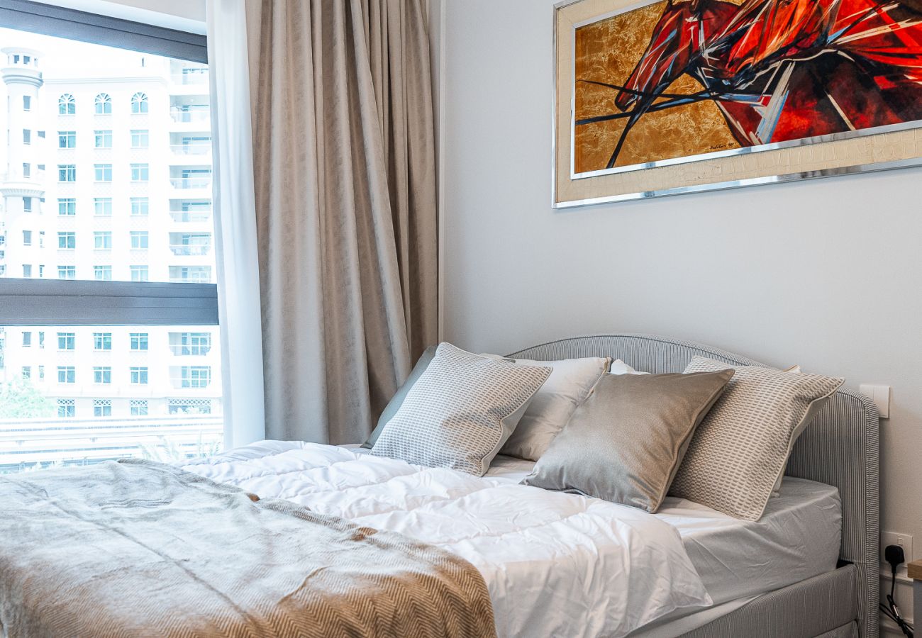 公寓 在 Dubai - 2BDR apartment with the balcony & city view 