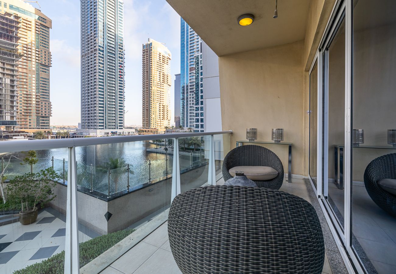 公寓 在 Dubai - Stunning 1BR apartment with water view