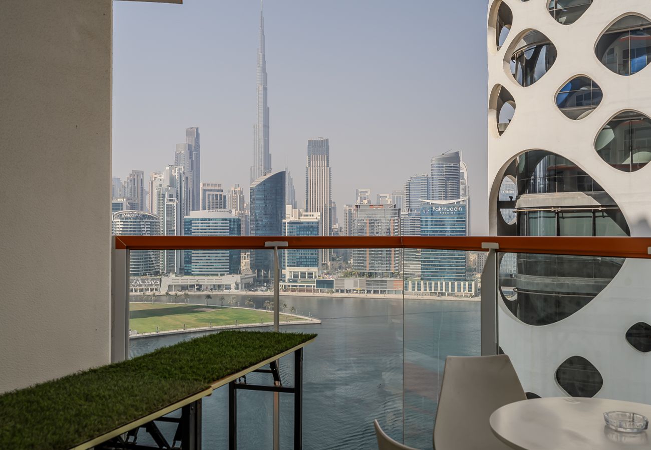 公寓 在 Dubai - Studio with Burj Khalifa View