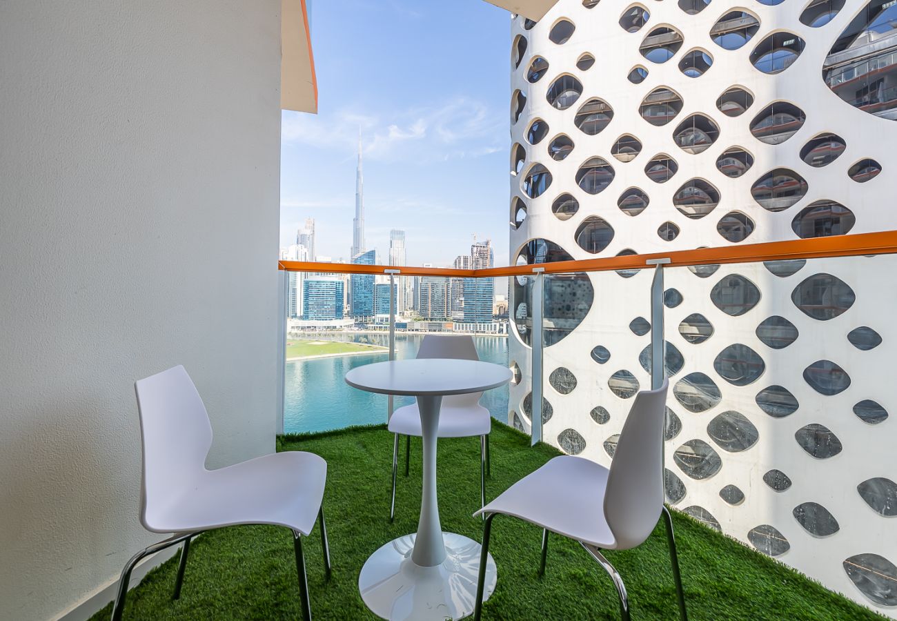 公寓 在 Dubai - Studio with Burj Khalifa View