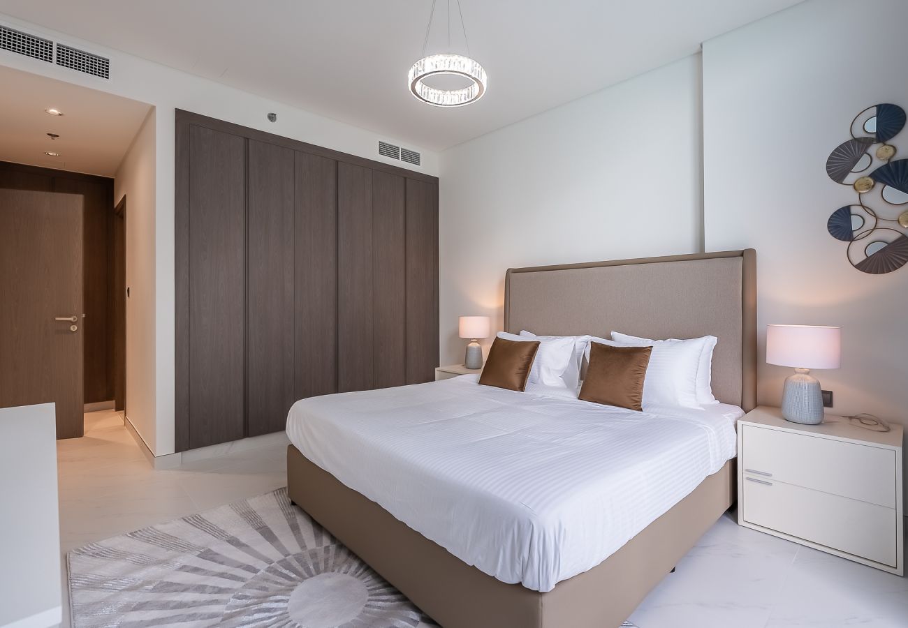 公寓 在 Dubai - 3BDR + Maid Room I District One I City view