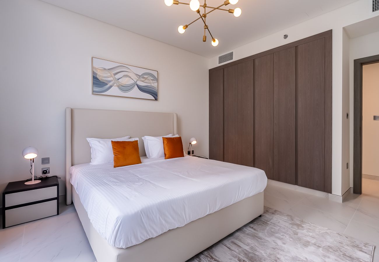 公寓 在 Dubai - 3BDR + Maid Room I District One I City view