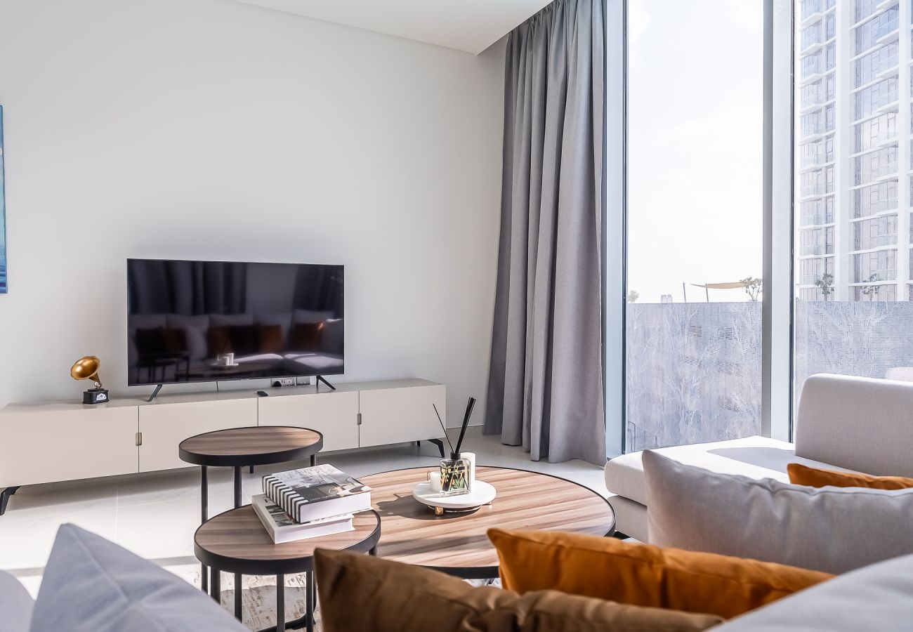 公寓 在 Dubai - 3BDR + Maid Room I District One I City view