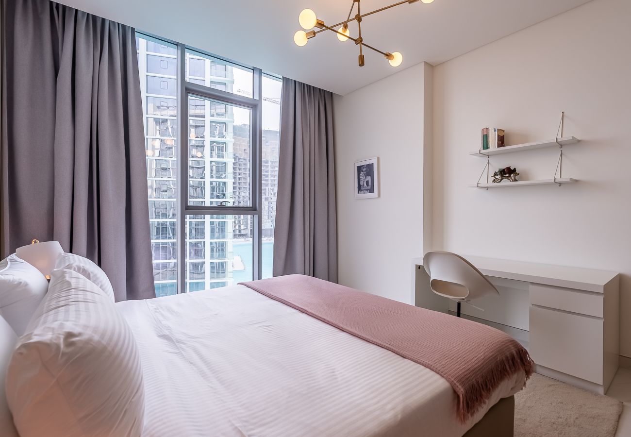 公寓 在 Dubai - 3BDR + Maid Room I District One I City view