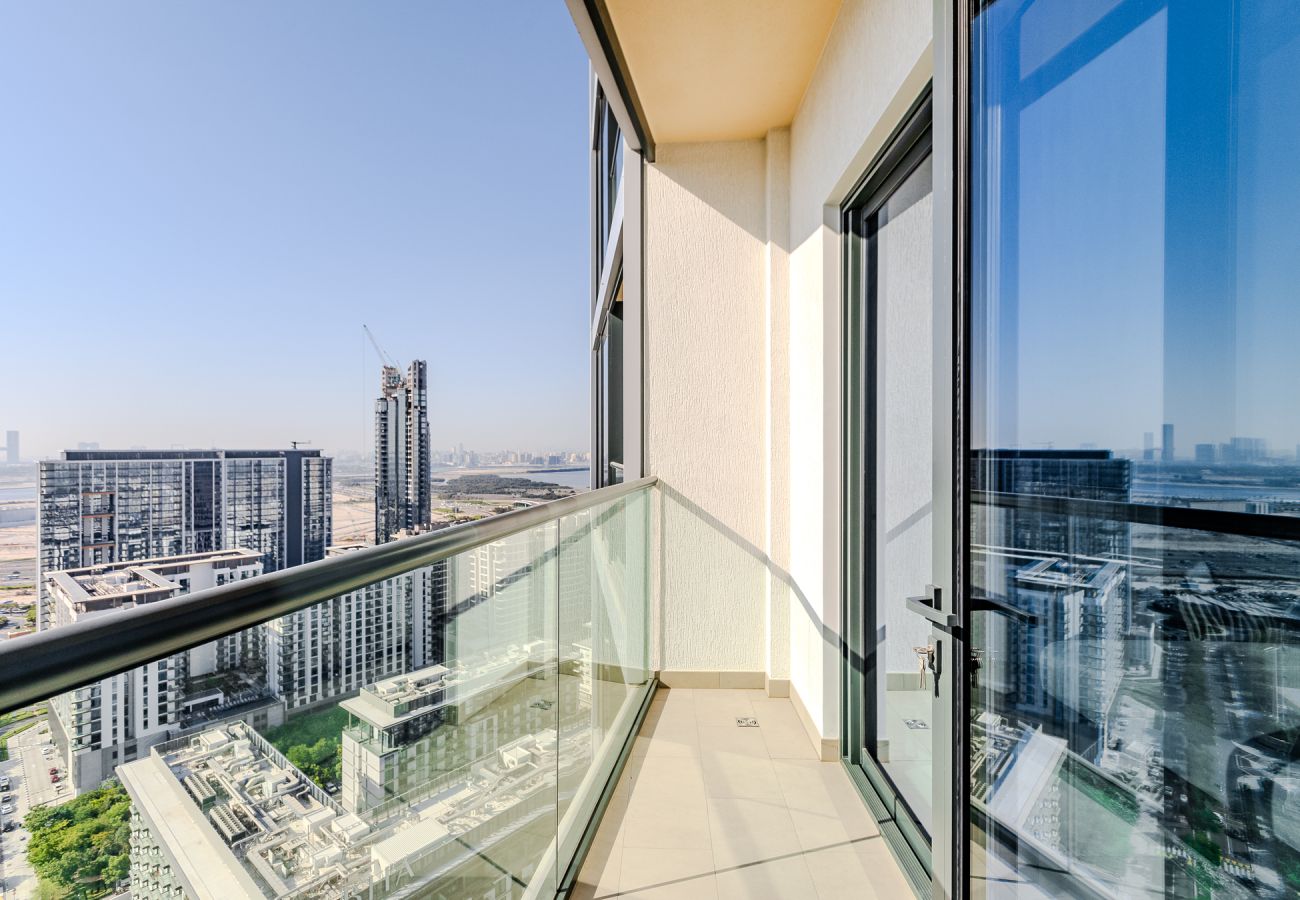 公寓 在 Dubai - Modern & Cozy 1 BDR apartment with Burj Khalifa views
