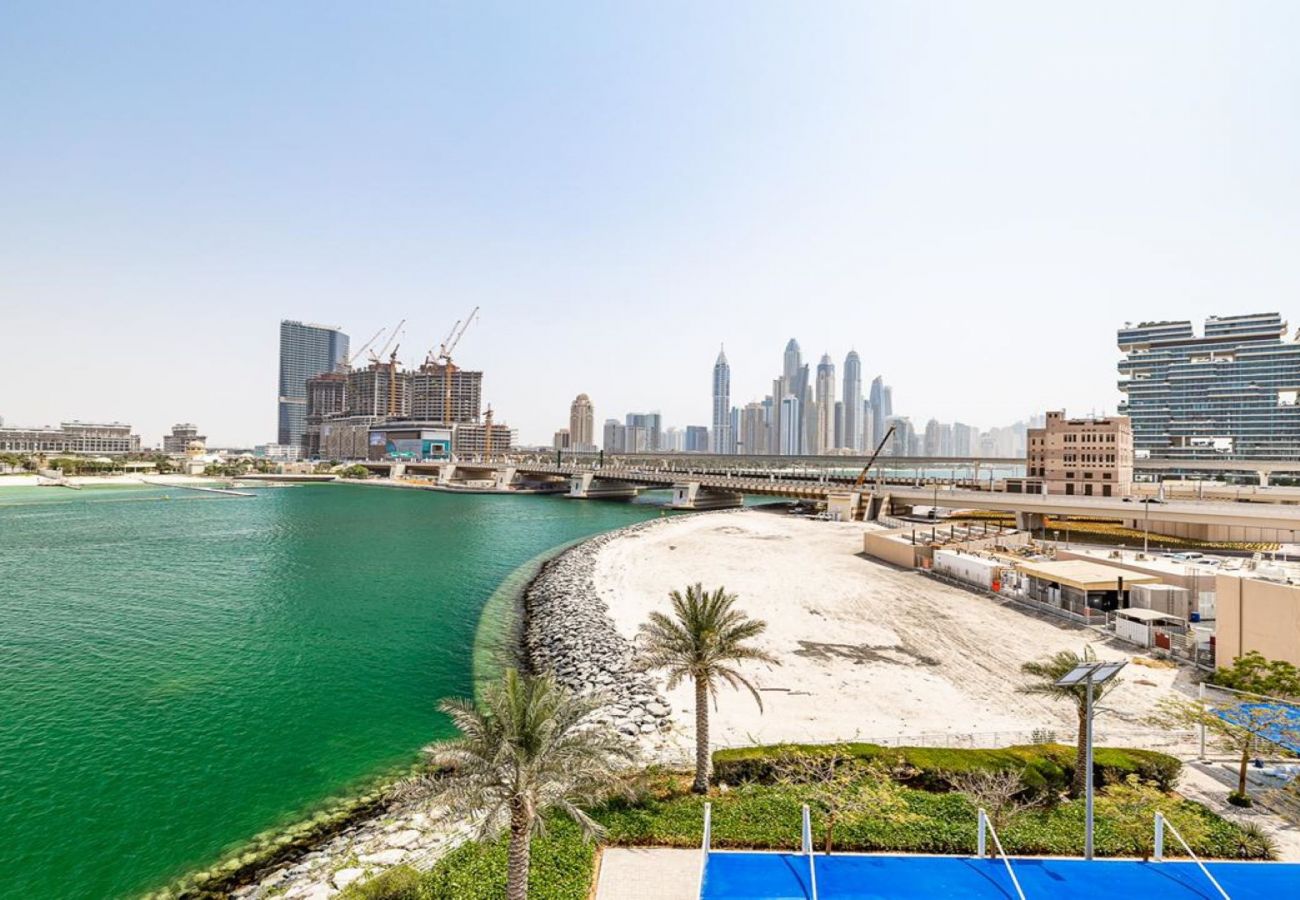 公寓 在 Dubai - 317 / 2BDR+maid room / Sea view / The Palm 