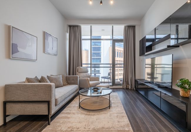 公寓 在 Dubai - Modern 1BDR Apartment with Excellent City View / Media city 