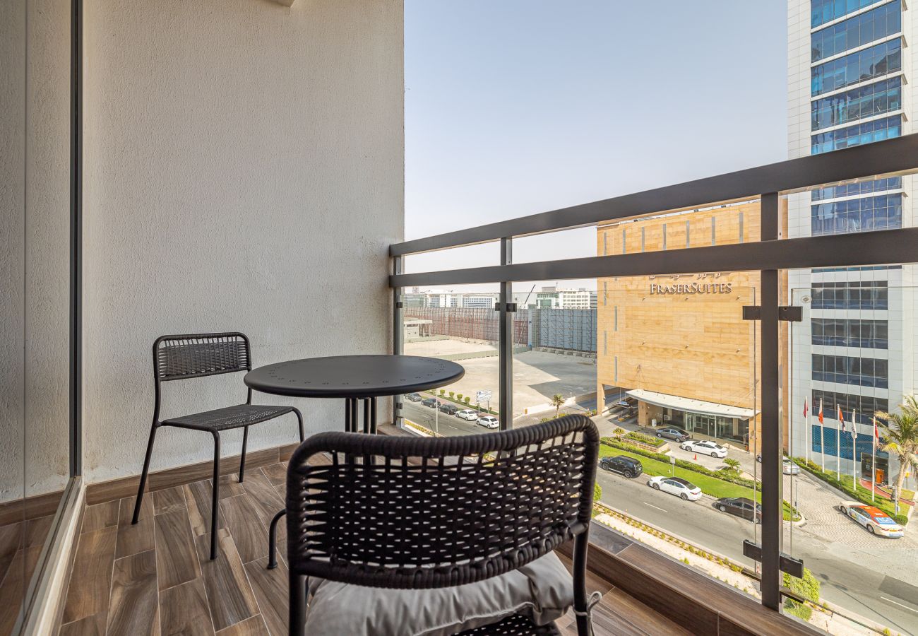 公寓 在 Dubai - Modern 1BDR Apartment with Excellent City View / Media city 