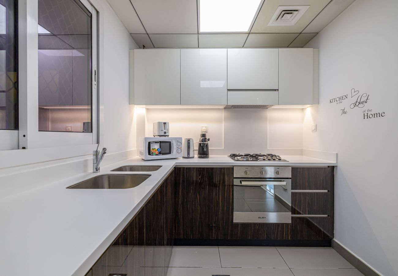 公寓 在 Dubai - Modern 1BDR Apartment with Excellent City View / Media city 