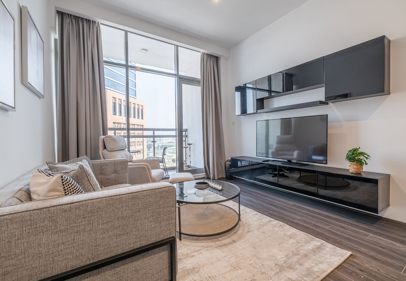 公寓 在 Dubai - Modern 1BDR Apartment with Excellent City View / Media city 