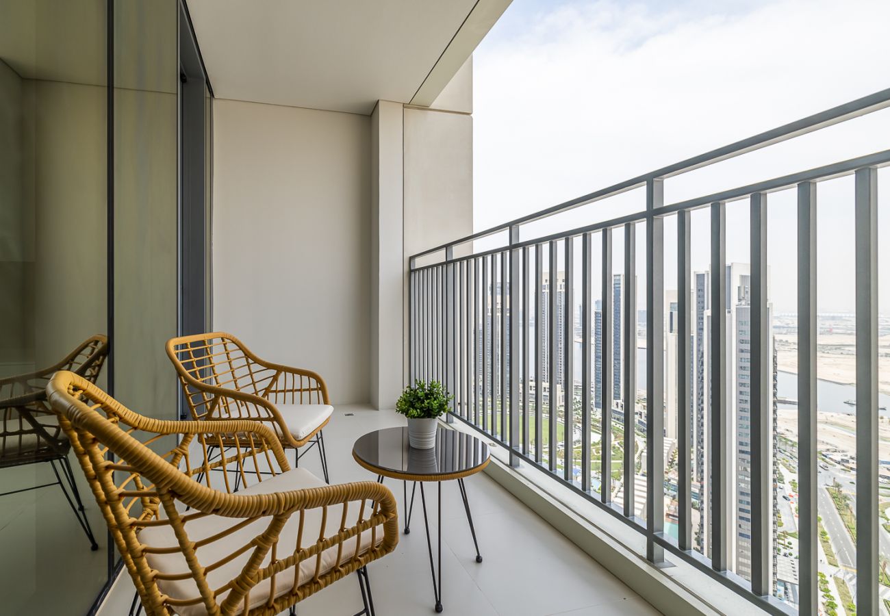 公寓 在 Dubai - Modern Comfort Meets Elegance in Creek Harbour – 1BDR at 17 Icon Bay