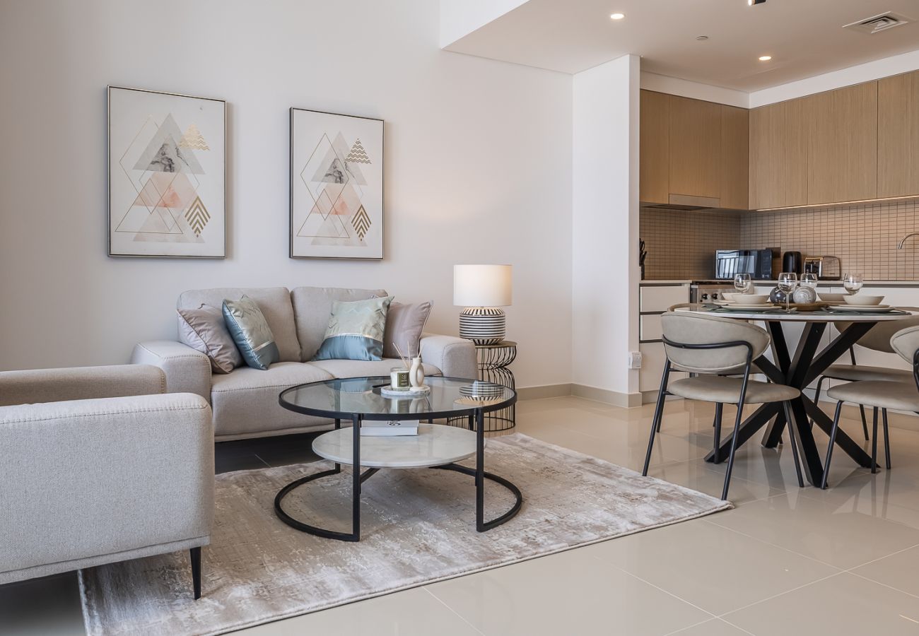 公寓 在 Dubai - Modern Comfort Meets Elegance in Creek Harbour – 1BDR at 17 Icon Bay