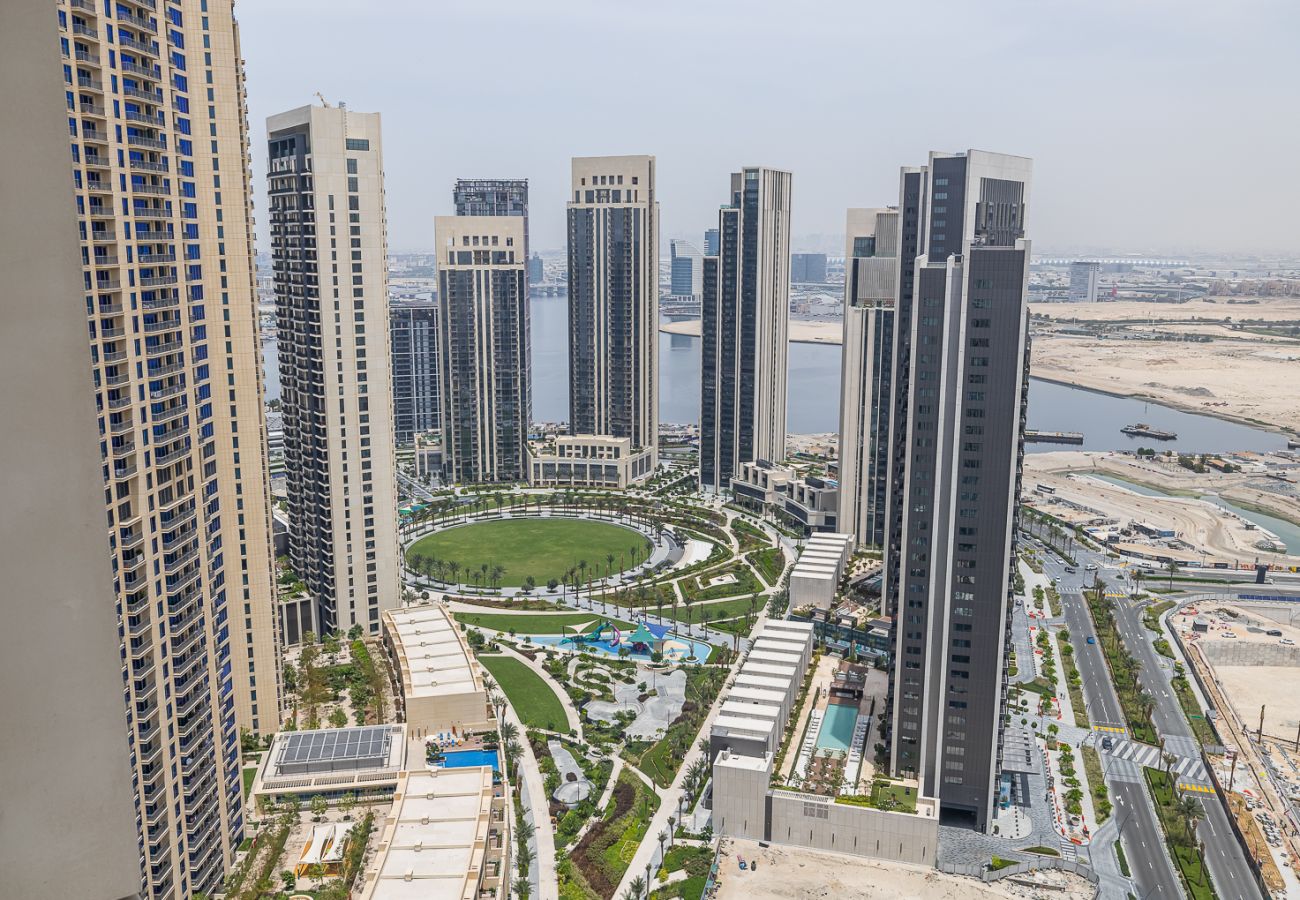 公寓 在 Dubai - Modern Comfort Meets Elegance in Creek Harbour – 1BDR at 17 Icon Bay