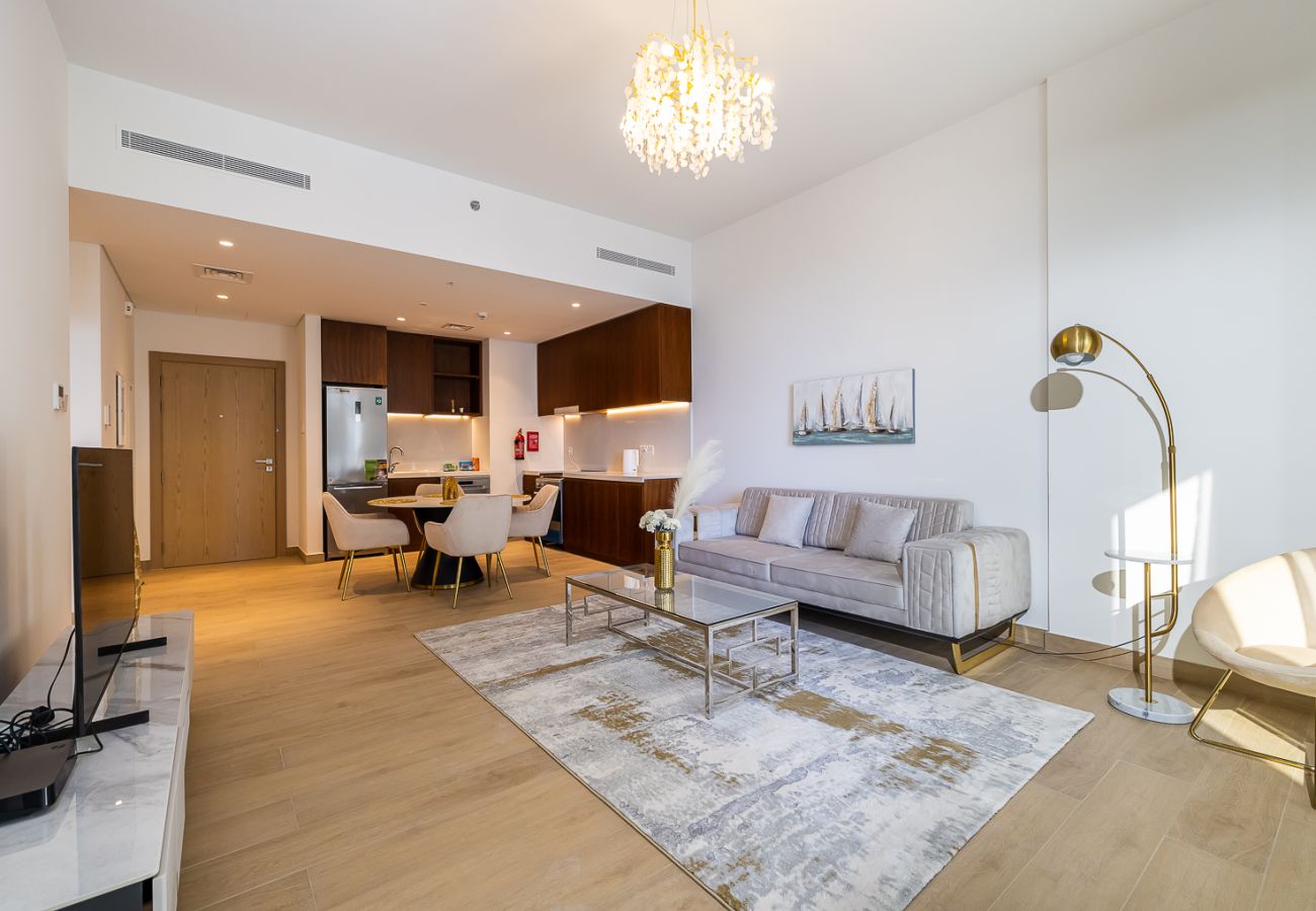 公寓 在 Dubai - Chic 1-Bedroom Apartment with Stunning Views in La Mer