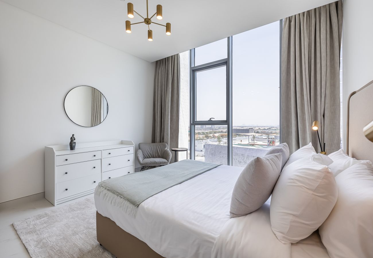 公寓 在 Dubai - Modern 1-Bedroom Apartment with Lagoon Views | Residences 15 – District One