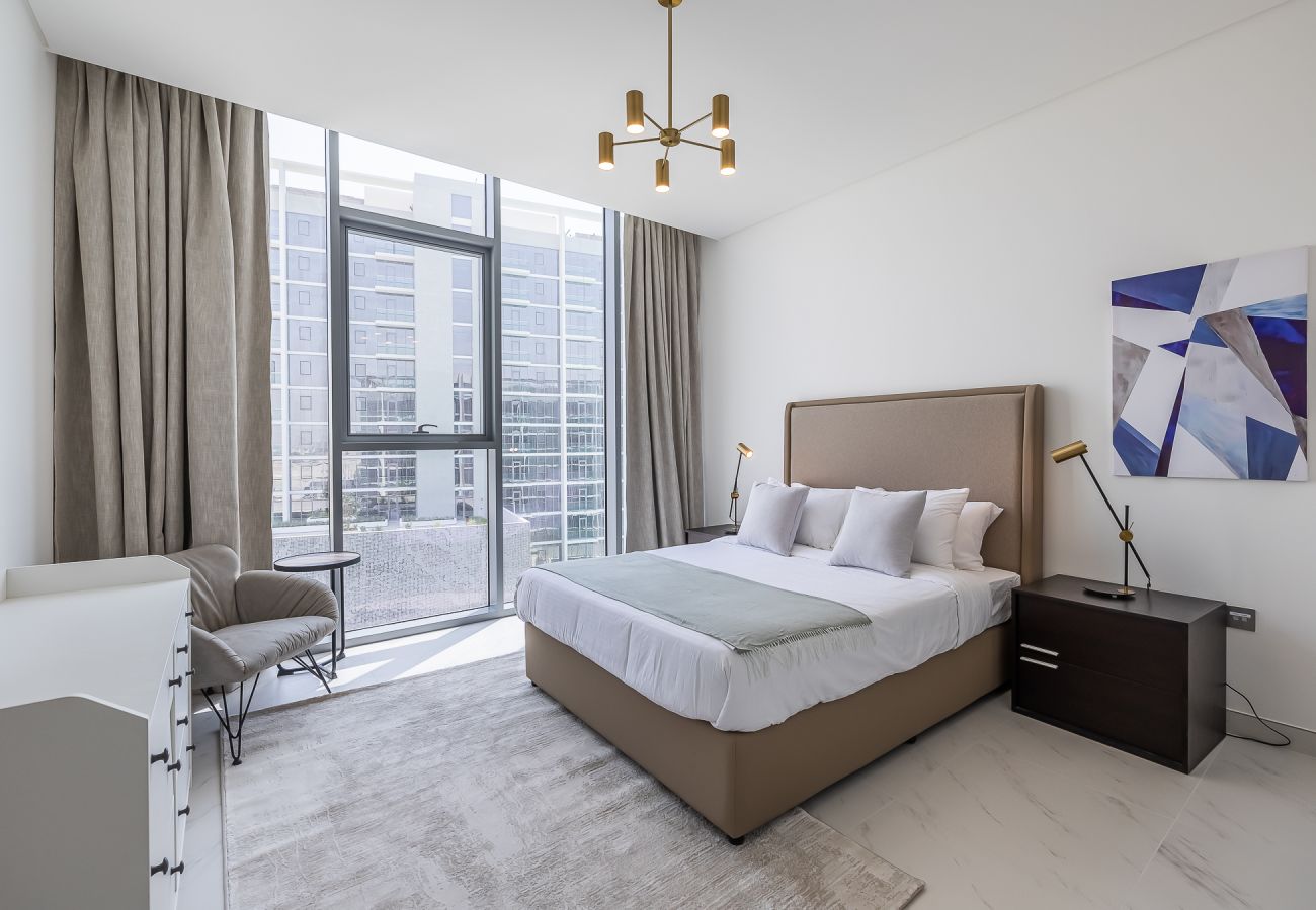 公寓 在 Dubai - Modern 1-Bedroom Apartment with Lagoon Views | Residences 15 – District One