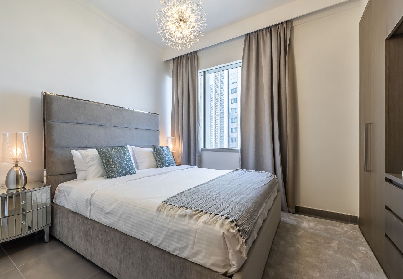 公寓 在 Dubai - Elegant 3-Bedroom Apartment with Maid’s Room in Creek Gate – Dubai Creek Harbour