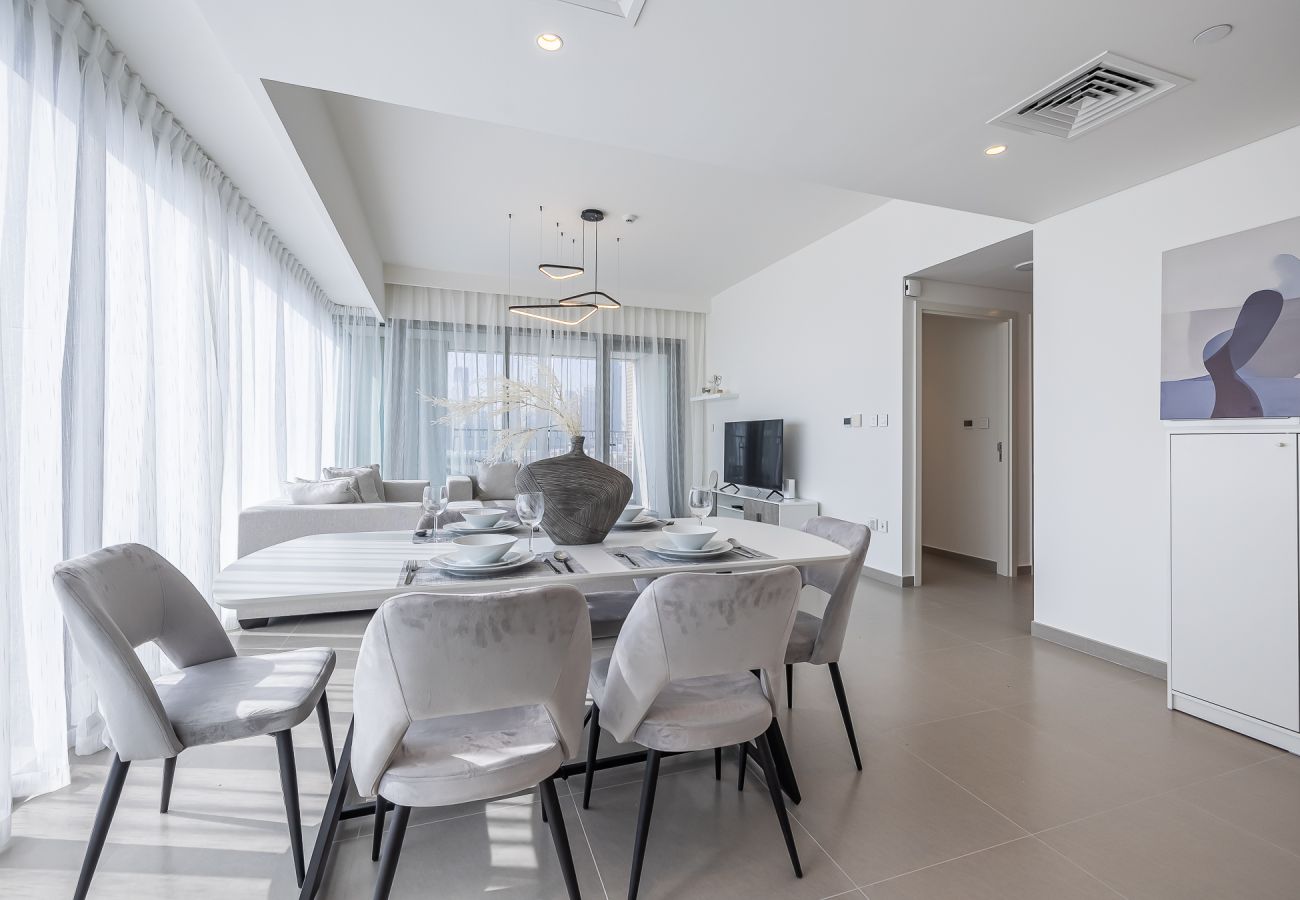 公寓 在 Dubai - 3BDR Apartment +  maid room I Burj Khalifa view I Downtown