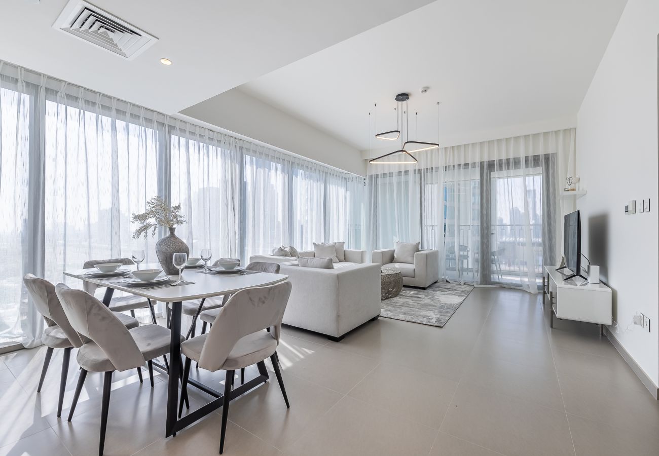 公寓 在 Dubai - 3BDR Apartment +  maid room I Burj Khalifa view I Downtown