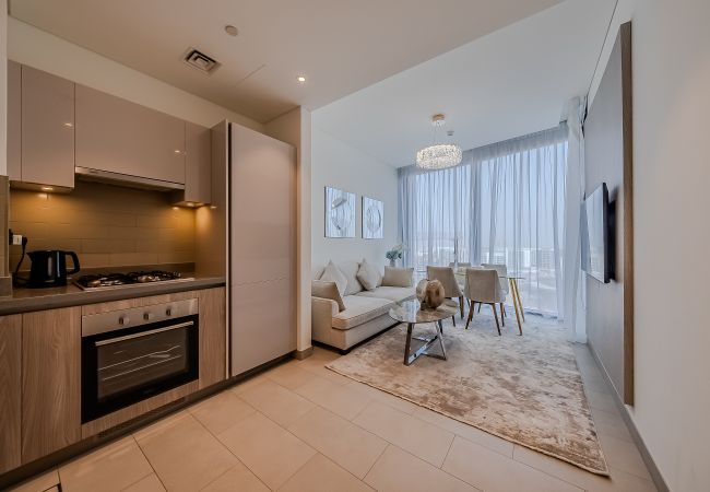 公寓 在 Dubai - Stylish 1 BDR apartment in Sobha Waves