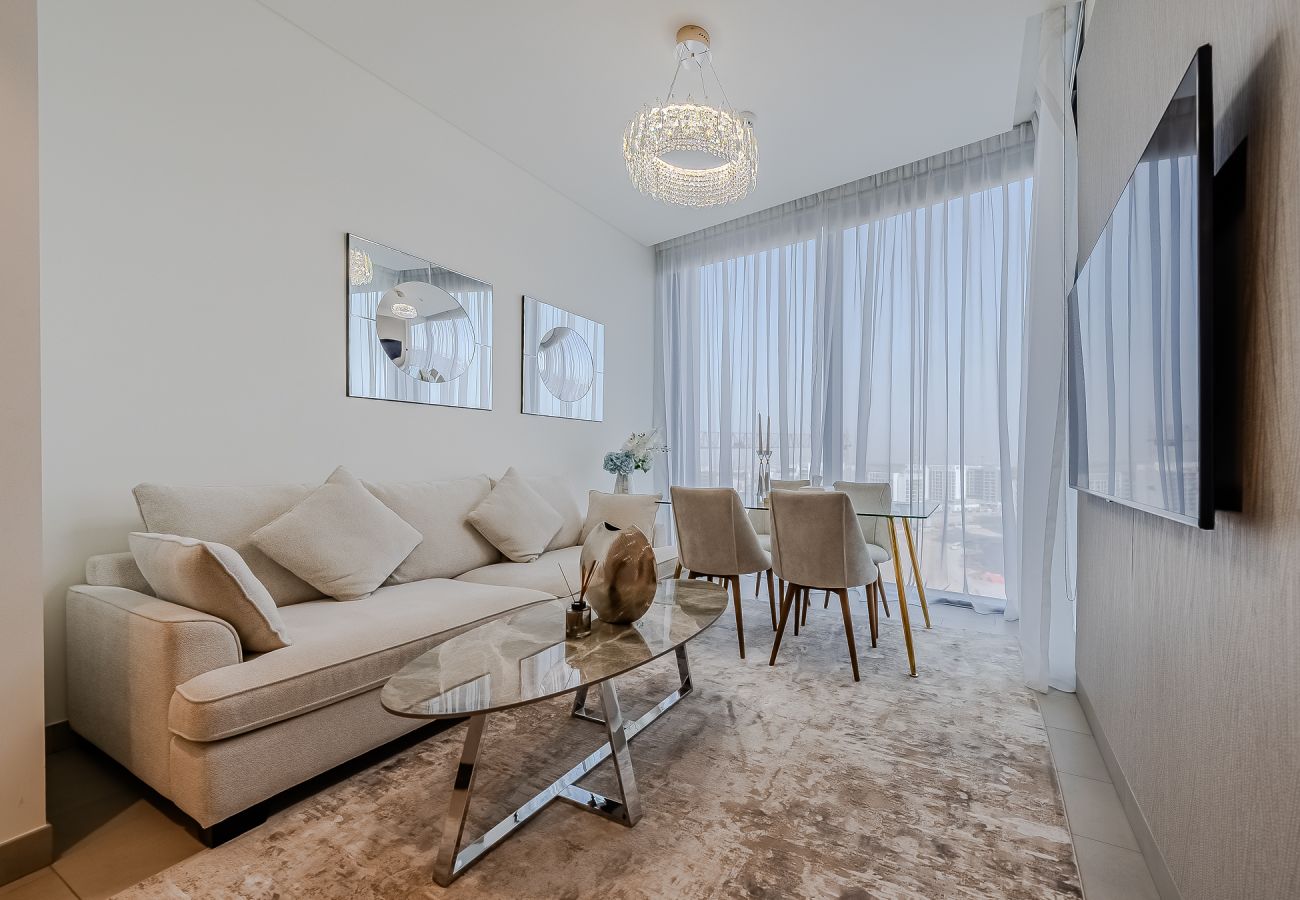 公寓 在 Dubai - Stylish 1 BDR apartment in Sobha Waves