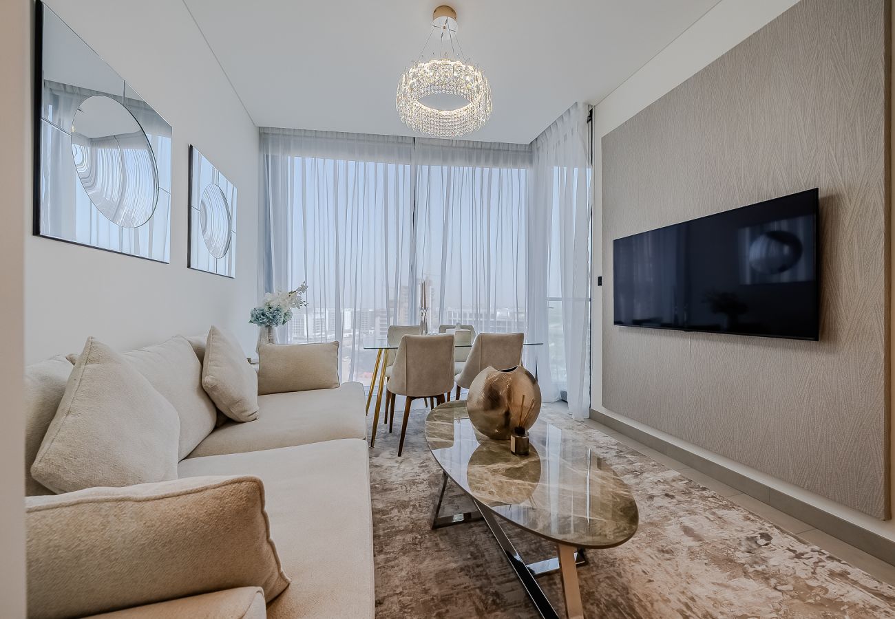 公寓 在 Dubai - Stylish 1 BDR apartment in Sobha Waves