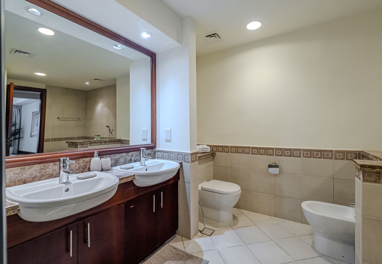 公寓 在 Dubai - Apartment with Palm Jumeirah view I Golden Mile 