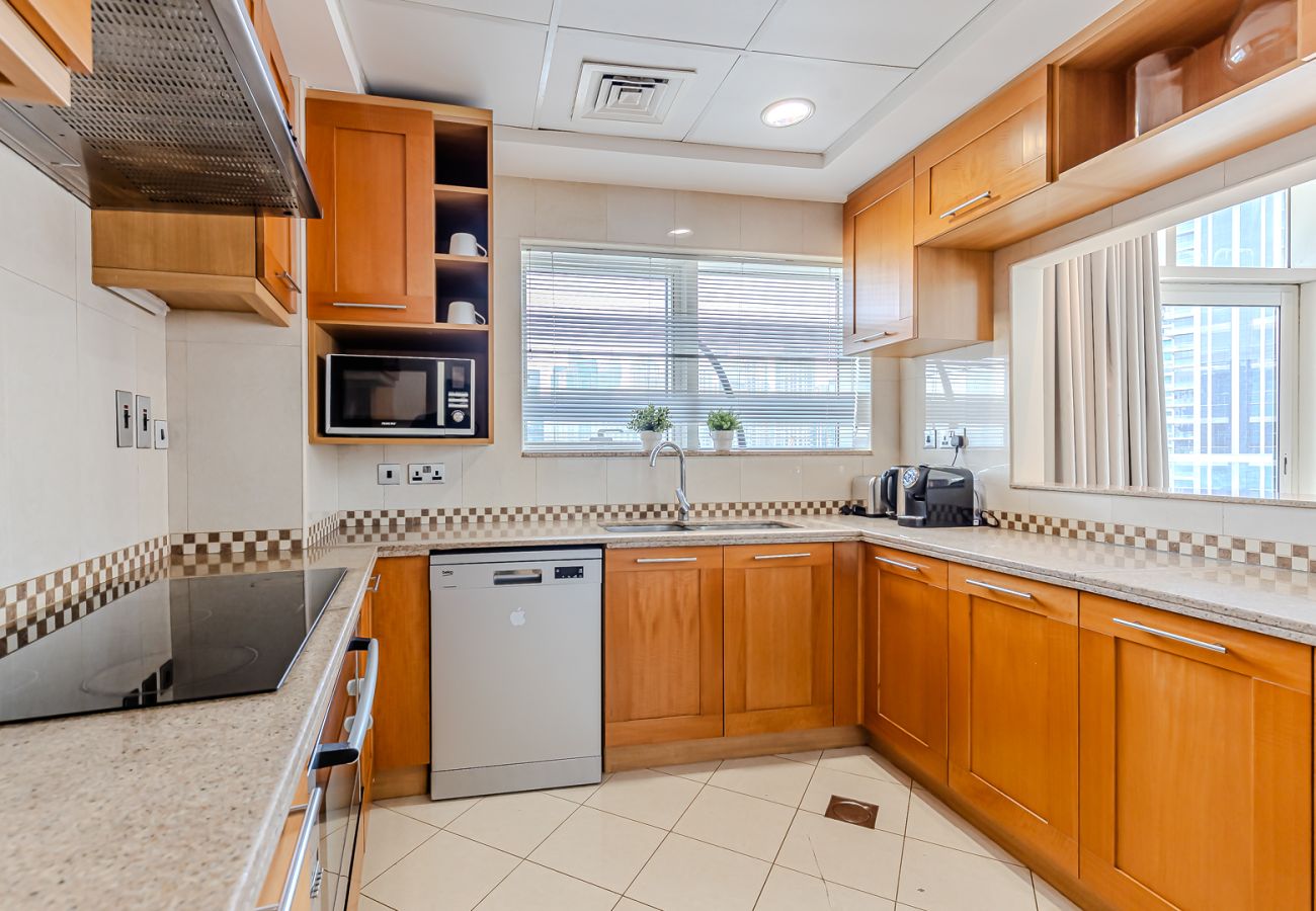 公寓 在 Dubai - Spacious 3BDR Apartment in Marina with Office