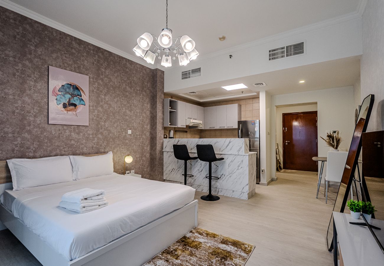公寓 在 Dubai - Stylish Studio apartment in Downtown Dubai I Burj Al Nujoom