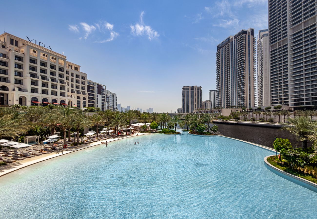 公寓 在 Dubai - Cozy & Elegant 1BR at Creek Beach